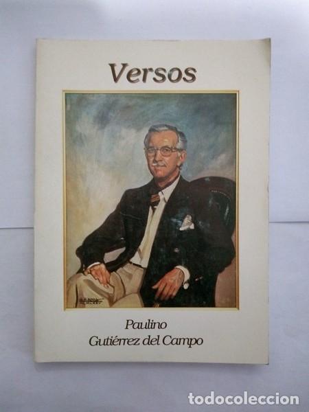 Libros de segunda mano: Versos - Paulino Gutierrez del Campo - Foto 1