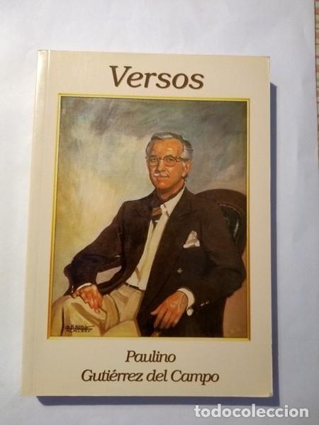 Libros de segunda mano: Versos - Paulino Gutierrez del Campo - Foto 1