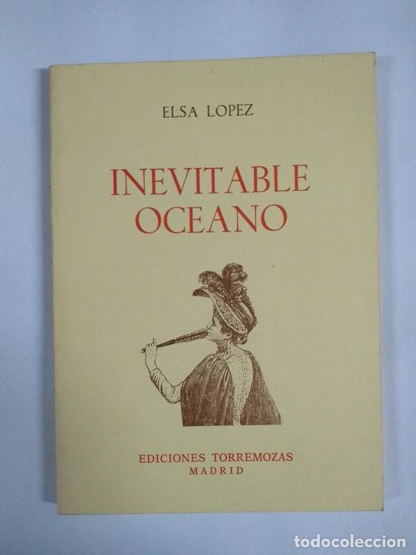 Libros de segunda mano: Inevitable oceano - Elsa Lopez - Foto 1