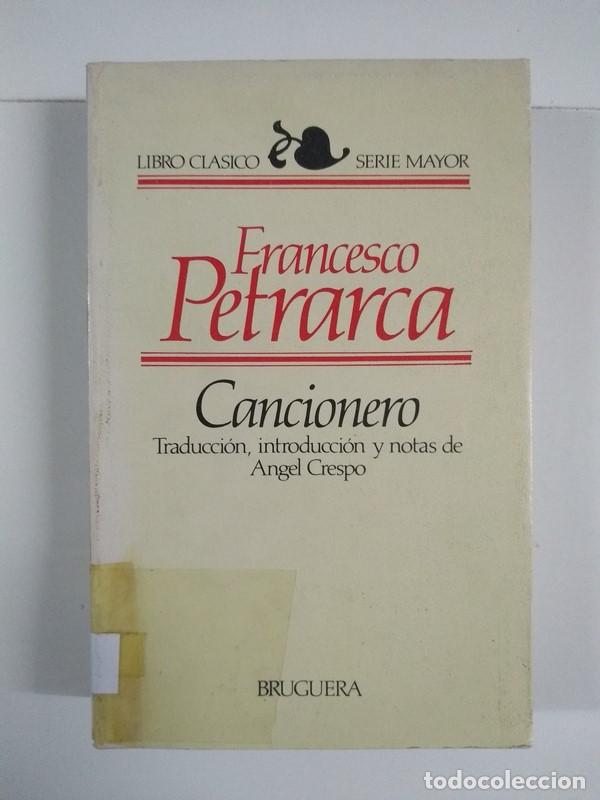 Libros de segunda mano: Cancionero - Francisco Petrarca - Foto 1