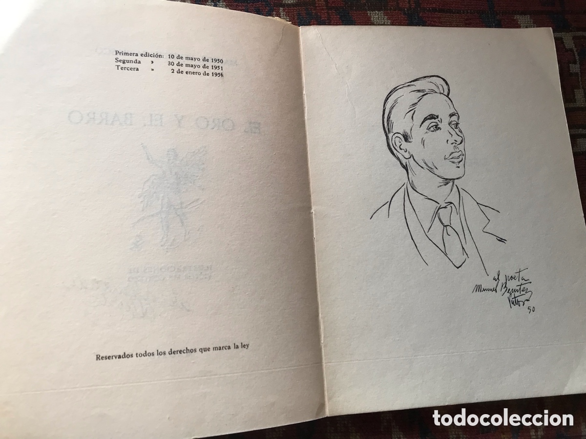 Libros de segunda mano: El oro y el barro. Manuel Ben&iacute;tez Carrasco. - Foto 2