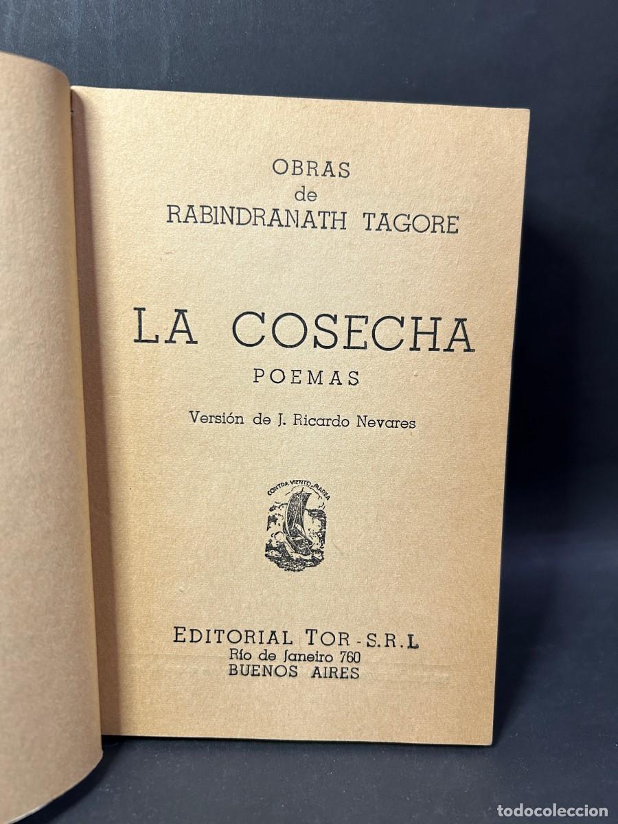 Libros de segunda mano: OBRAS DE RABIDRANATH TAGORE - LA COSECHA - 1946 - Foto 3