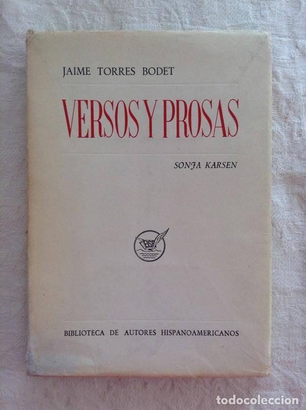 Libros de segunda mano: Versos y prosas - Jaime Torres Bodet - Foto 1