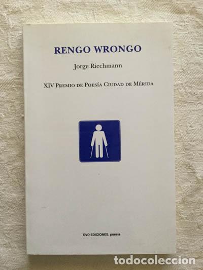 Libros de segunda mano: Rengo Wrongo - Jorge Riechmann - Foto 1