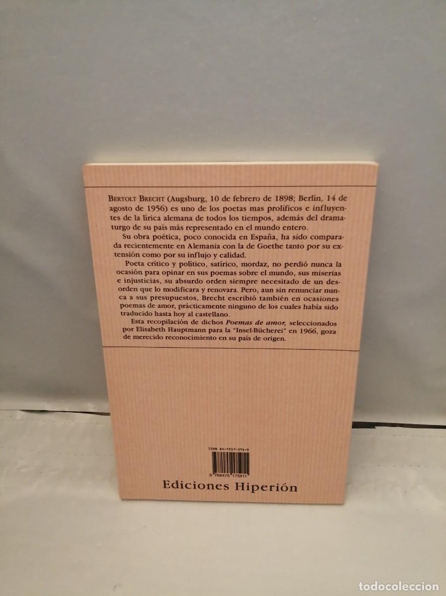 Libros de segunda mano: Poemas de amor (Primera edici&oacute;n, biling&uuml;e) - Foto 2