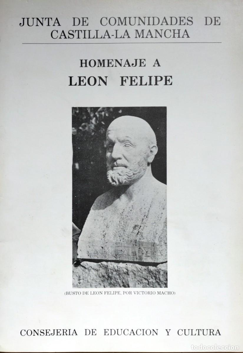 Libros de segunda mano: HOMENAJE A LE&Oacute;N FELIPE, 1984 - Foto 1