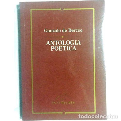 Livros em segunda m&atilde;o: Antolog&iacute;a Po&eacute;tica - Gonzalo de Berceo - Club Internacional del Libro - 1989 - Biblioteca del Estudia
