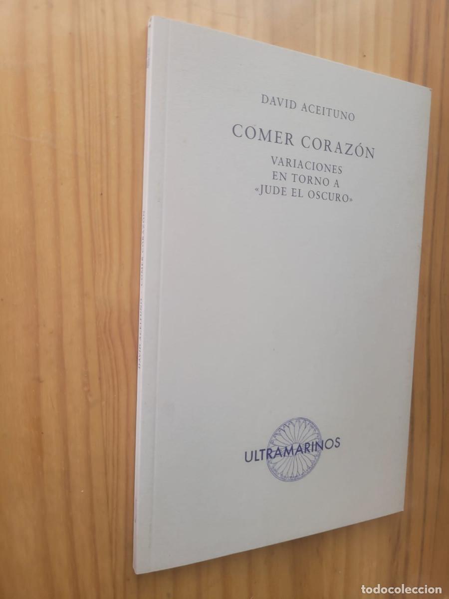 Libros de segunda mano: COMER CORAZ&Oacute;N, VARIACIONES EN TORNO A JUDE EL OSCURO - DAVID ACEITUNO - Foto 1