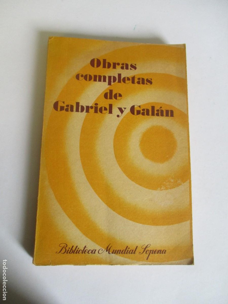 Libros de segunda mano: GABRIEL Y GAL&Aacute;N Obras completas W28196 - Foto 1