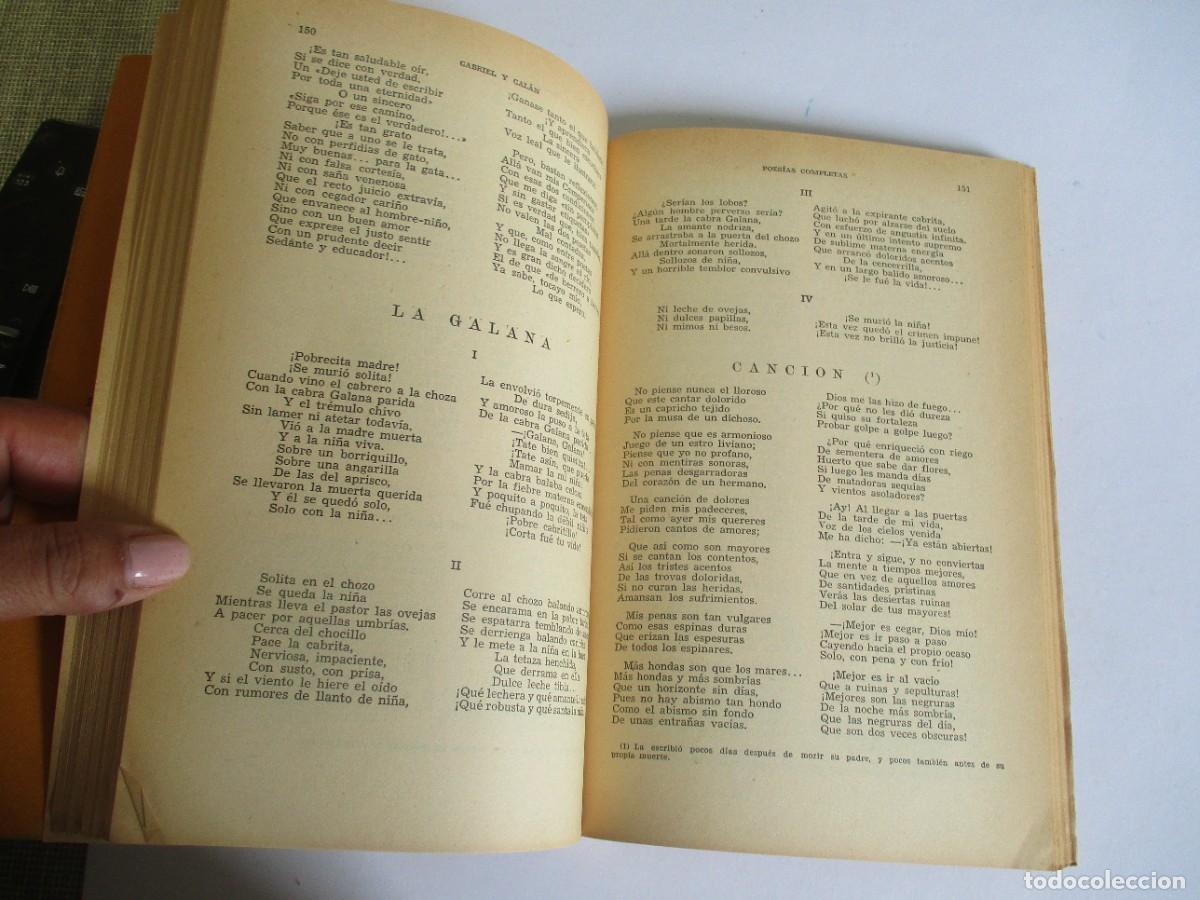 Libros de segunda mano: GABRIEL Y GAL&Aacute;N Obras completas W28196 - Foto 2