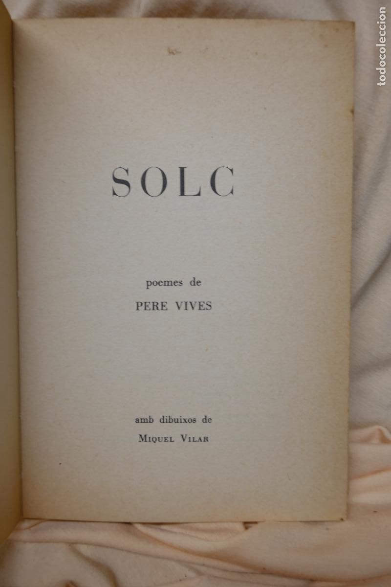 Libros de segunda mano: SOLC - PERE VIVES / 1978 - Foto 5