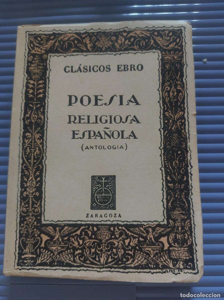 Libros de segunda mano: Poesia religiosa espa&ntilde;ola - antologia- 1960