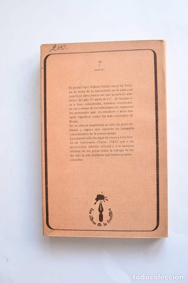 Libros de segunda mano: Poes&iacute;as de Catulo - CATULO - Foto 4