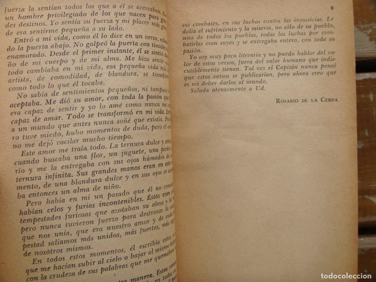 Libros de segunda mano: [ANONIMO] NERUDA Pablo: LOS VERSOS DEL CAPITAN. - Foto 4