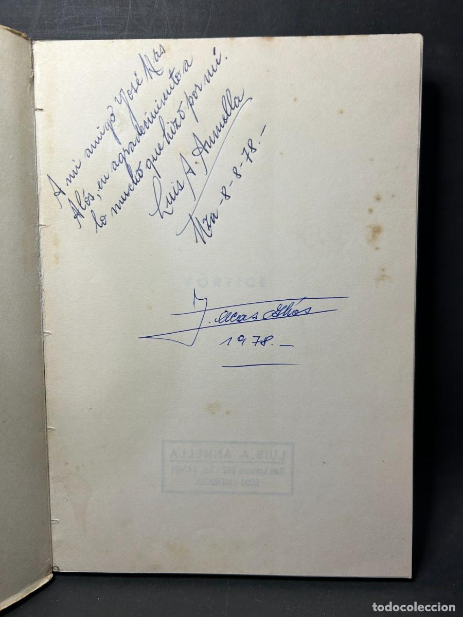 Libros de segunda mano: LUIS ALFONSO ANMELLA - V&Oacute;RTICE - 1978 - Foto 2