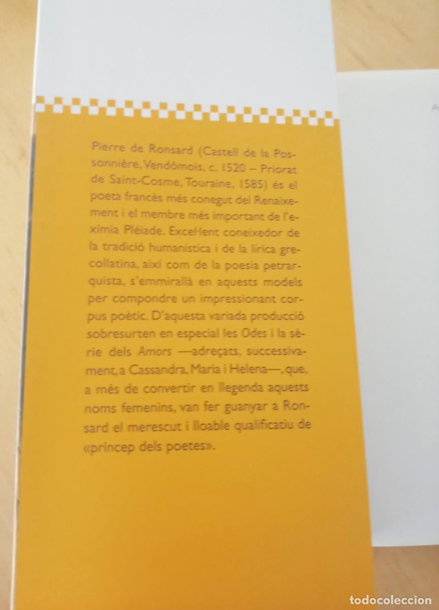 Libros de segunda mano: PIERRE DE RONSARD AMORS DE CASSANDRA - Foto 3