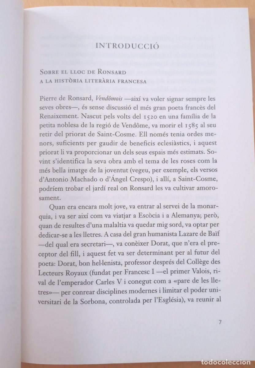 Libros de segunda mano: PIERRE DE RONSARD AMORS DE CASSANDRA - Foto 7