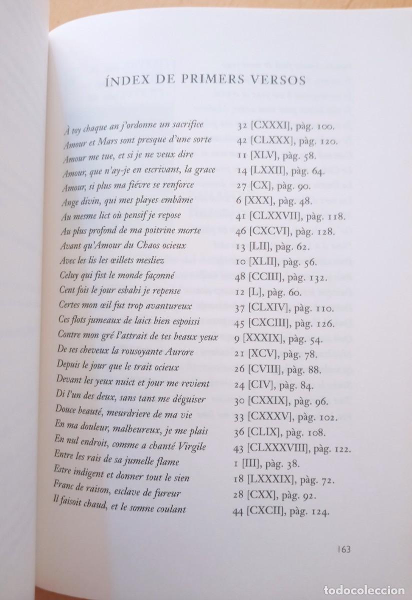 Libros de segunda mano: PIERRE DE RONSARD AMORS DE CASSANDRA - Foto 9