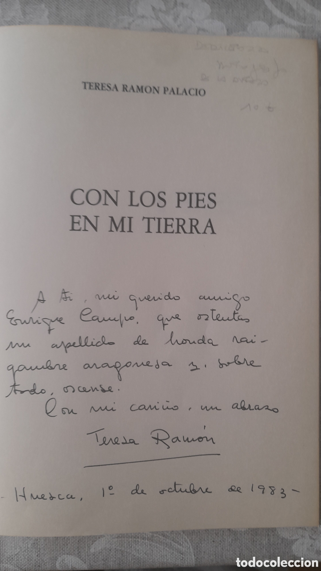 Libros de segunda mano: CON LOS PIES EN MI TIERRA - Foto 2