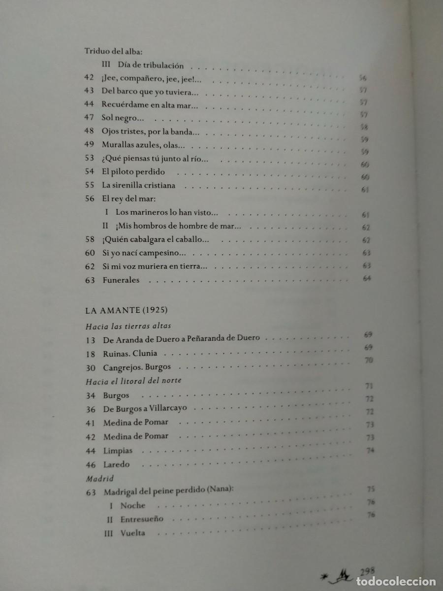 Libros de segunda mano: RAFAEL ALBERTI. TODO EL MAR .C&Iacute;RCULO DE LECTORES - Foto 11