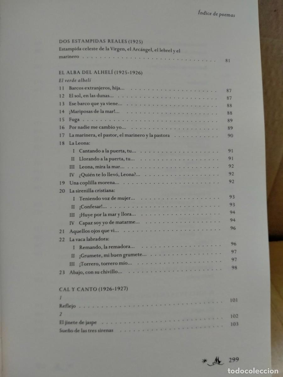 Libros de segunda mano: RAFAEL ALBERTI. TODO EL MAR .C&Iacute;RCULO DE LECTORES - Foto 12