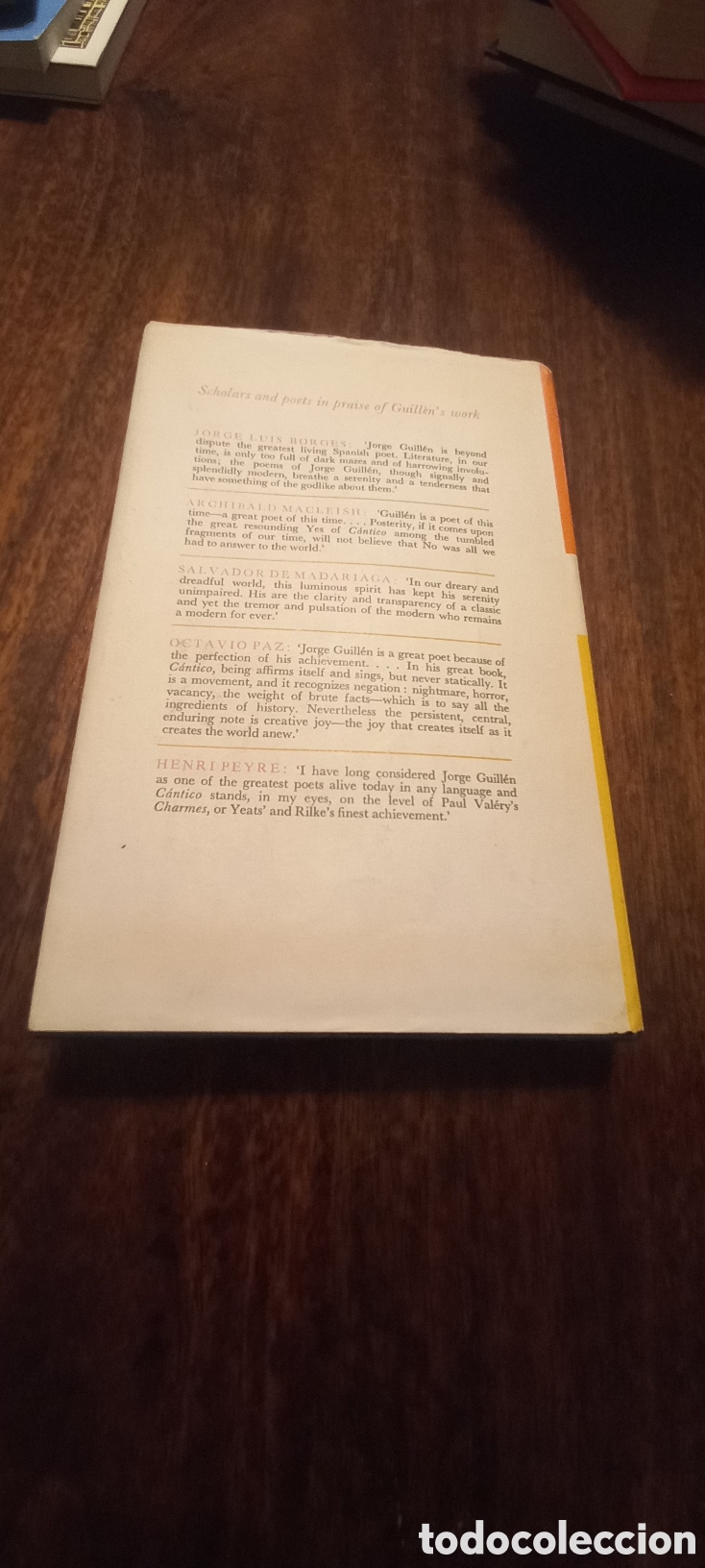 Libros de segunda mano: C&aacute;ntico, Jorge Guill&eacute;n - Foto 2