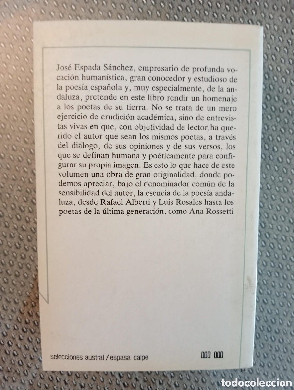 Libros de segunda mano: Poetas del Sur / Jos&eacute; Espada S&aacute;nchez - Foto 3