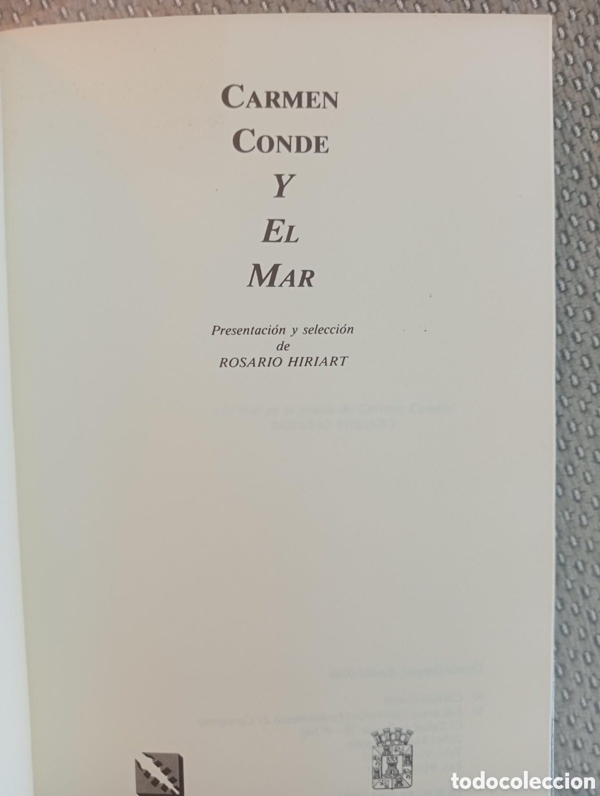Libros de segunda mano: Carmen Conde y el mar - Foto 2