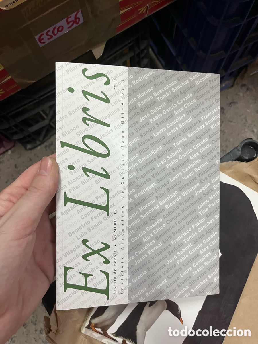 Libros de segunda mano: Esco56 revista de poesia Ex libris num 13