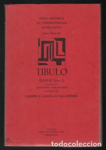 Libros de segunda mano: Tibulo Eleg&iacute;as (Libro I)