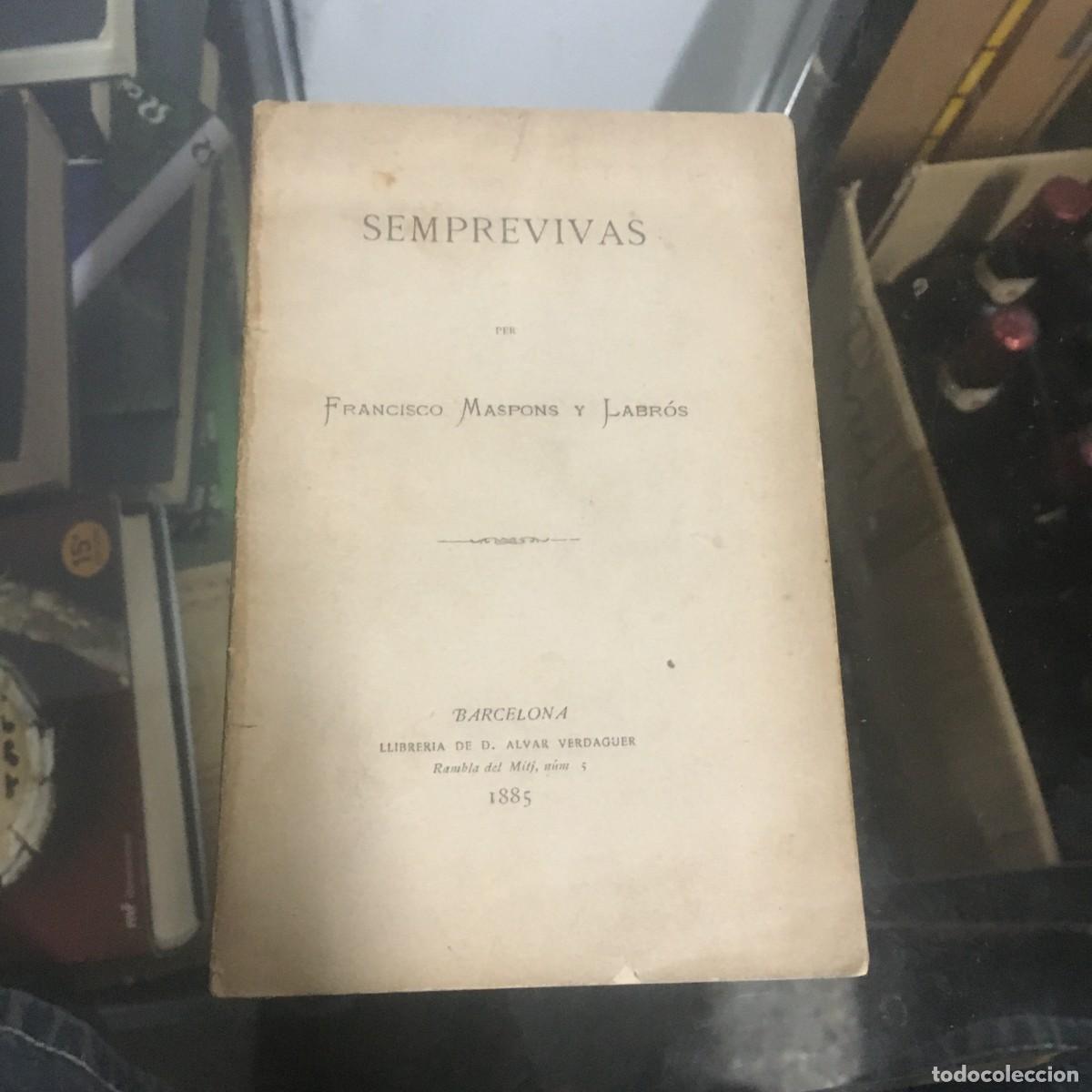Libros de segunda mano: SEMPREVIVAS - MASPONS Y LABR&Oacute;S, Francisco - Foto 1
