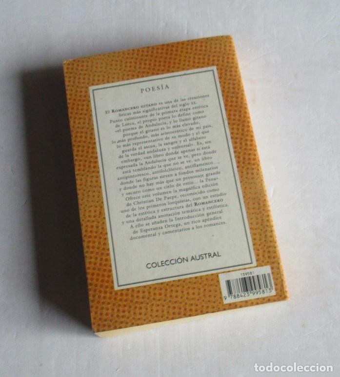 Libros de segunda mano: ROMANCERO GITANO - FEDERICO GARCIA LORCA - Foto 4