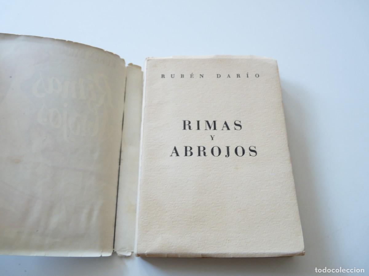 Libros de segunda mano: Rimas y abrojos Ruben Dario Ref: 3-379 - Foto 4