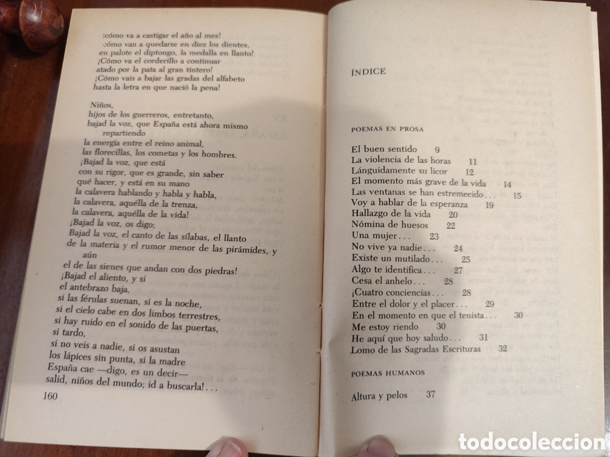 Libros de segunda mano: POEMAS HUMANOS. C&eacute;sar Vallejo - Foto 3