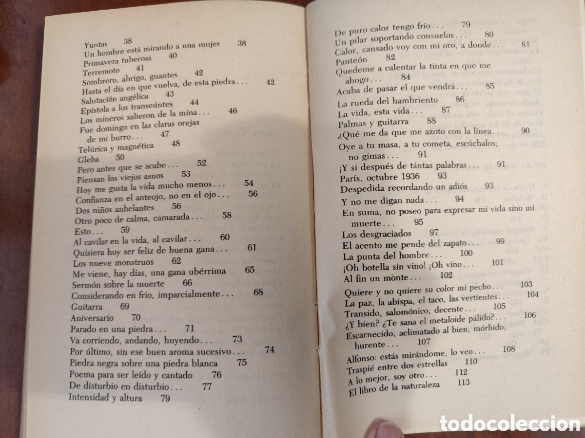 Libros de segunda mano: POEMAS HUMANOS. C&eacute;sar Vallejo - Foto 4