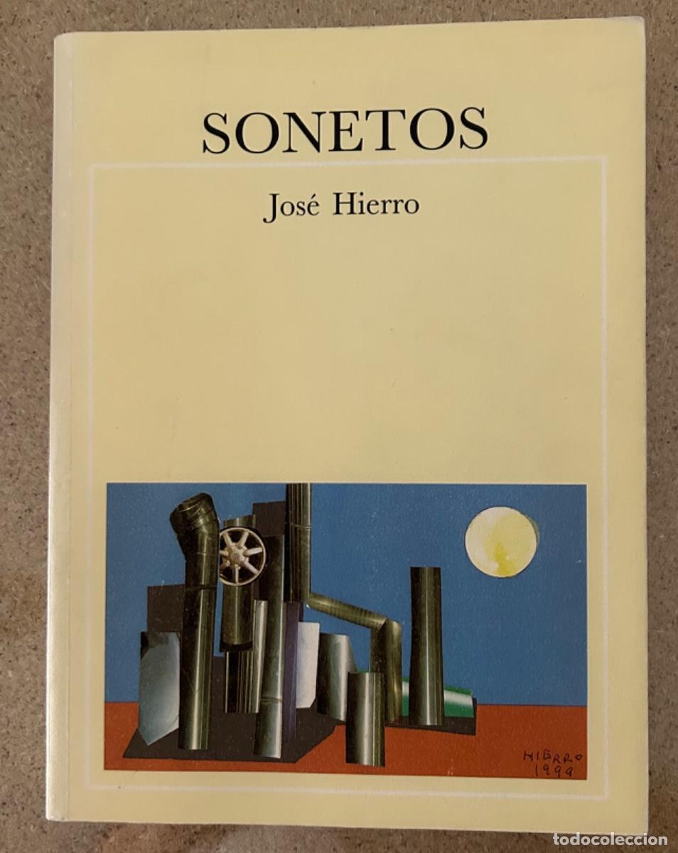 Libros de segunda mano: Jos&eacute; Hierro - Sonetos, 1999 - Foto 1