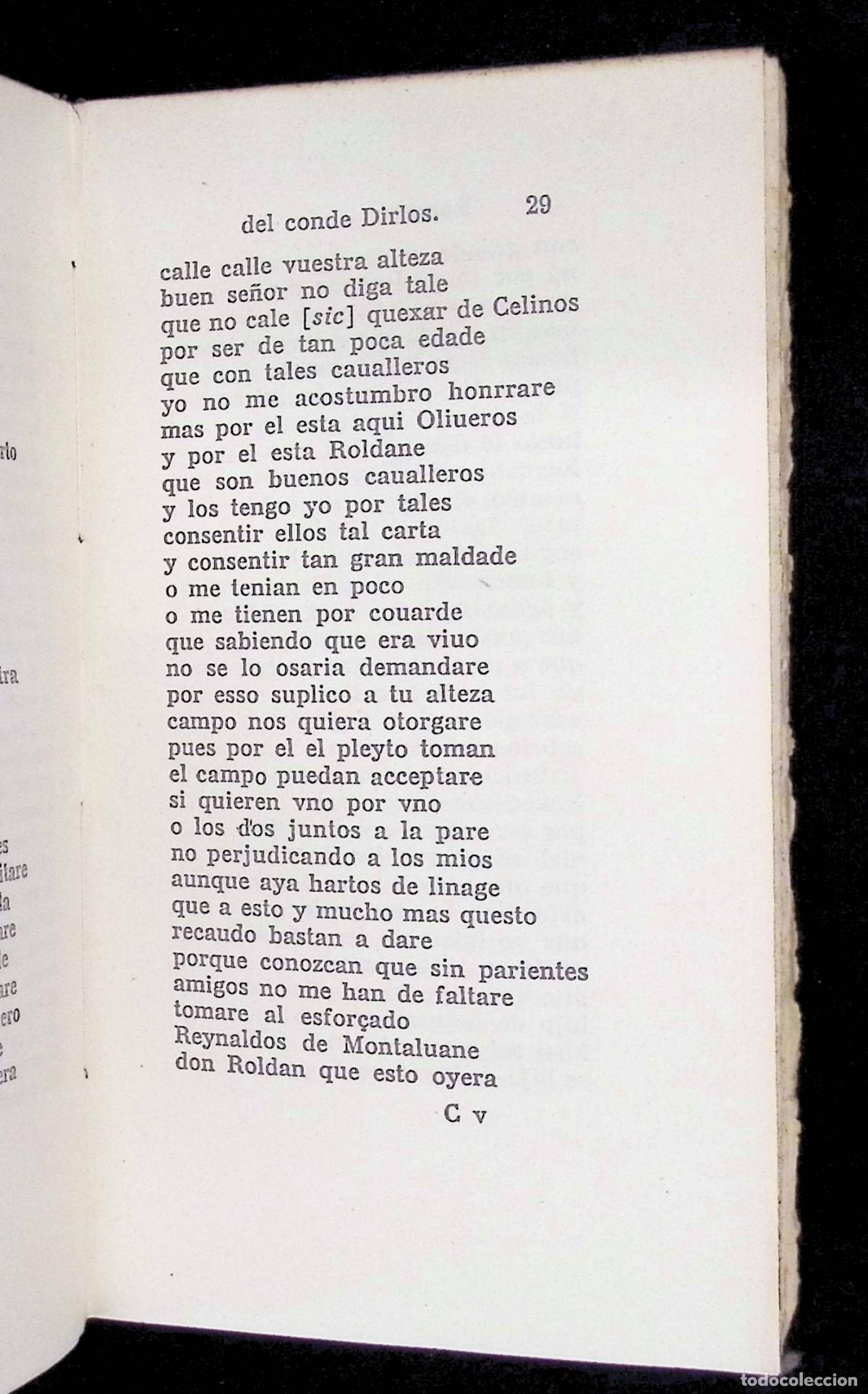 Libros de segunda mano: SILVA DE VARIOS ROMANCES. FACS&Iacute;MIL. EDICI&Oacute;N DE 125 EJEMPLARES. - Foto 3