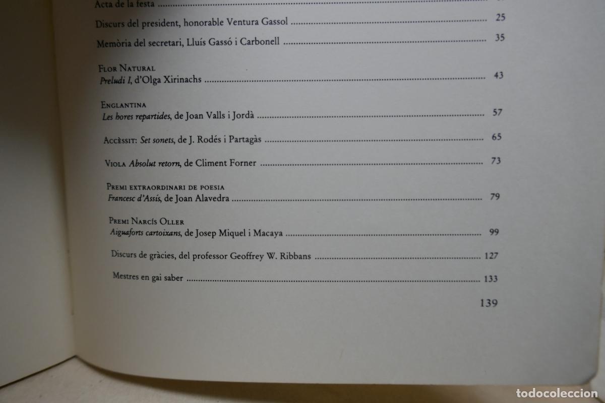 Libros de segunda mano: JOCS FLORALS DE BARCELONA - EN CATAL&Aacute;N - Foto 13