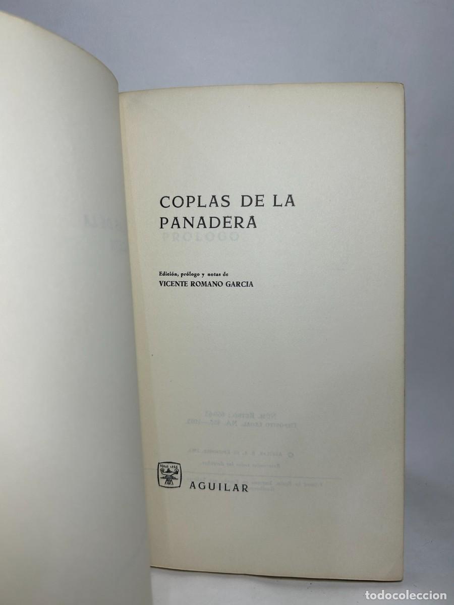 Libros de segunda mano: AN&Oacute;NIMO - COPLAS DE LA PANADERA - 1963 - Foto 3