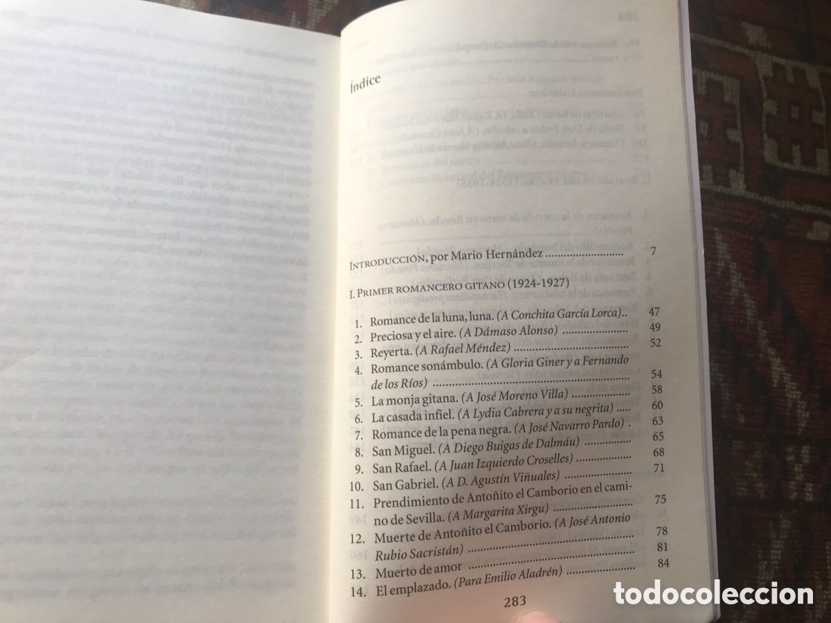 Libros de segunda mano: Romancero gitano. Federico Garc&iacute;a Lorca - Foto 4