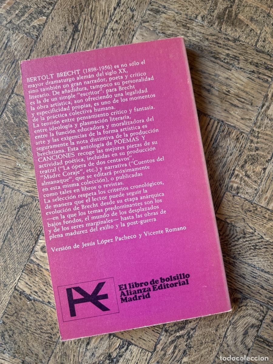 Libros de segunda mano: Poemas y canciones - Bertolt Brecht - Foto 4