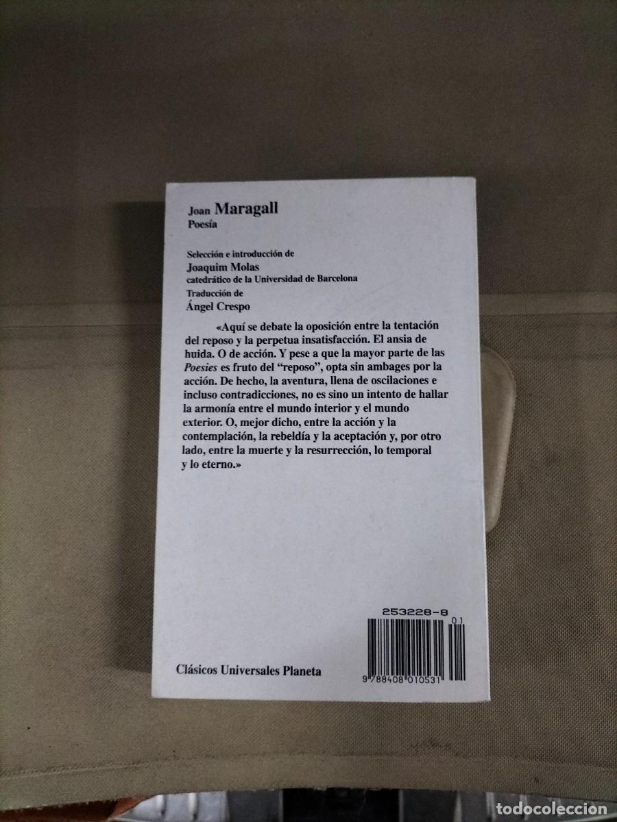 Libros de segunda mano: Poes&iacute;a - Joan Maragall. Planeta - Foto 2