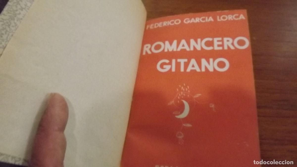 Libros de segunda mano: Romancero Gitano. Federico garcia Lorca, Cuarta Edicion. - Foto 4
