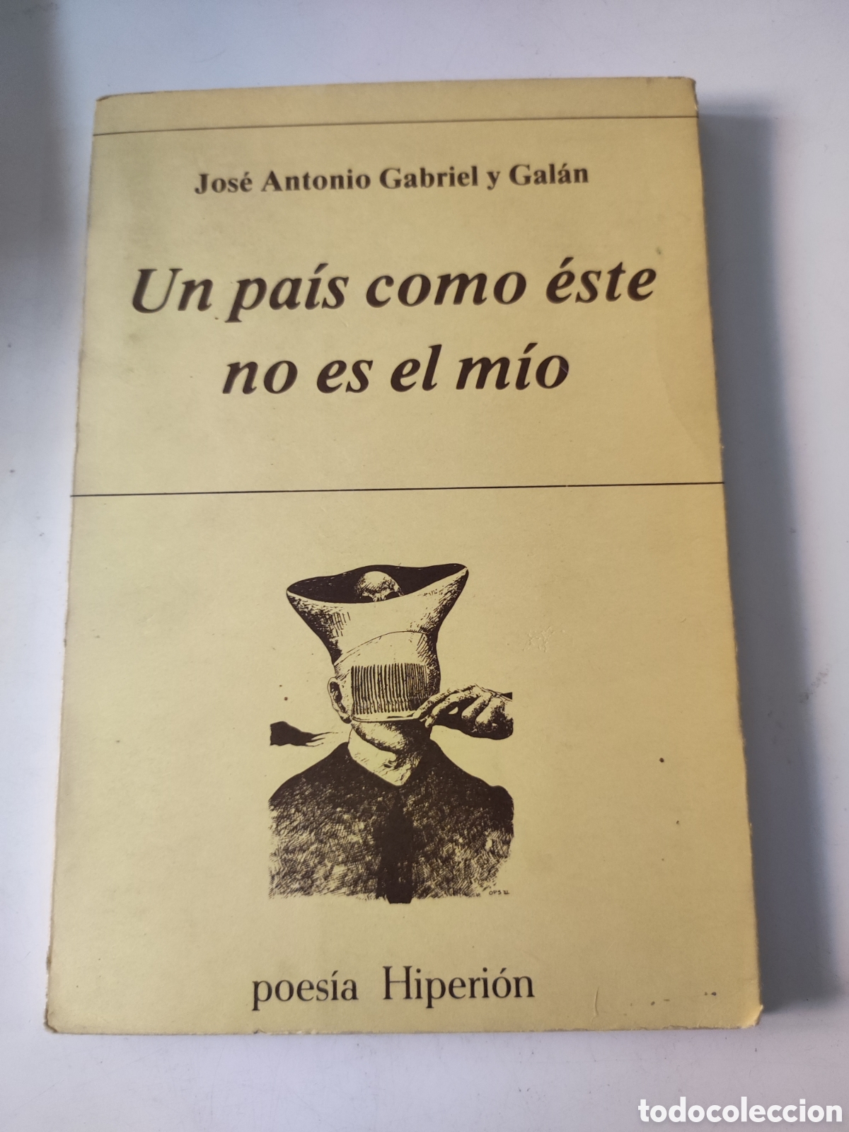 Libri di seconda mano: UN PAIS COMO ESTE NO ES EL MIO .- J A Gagriel y Galan