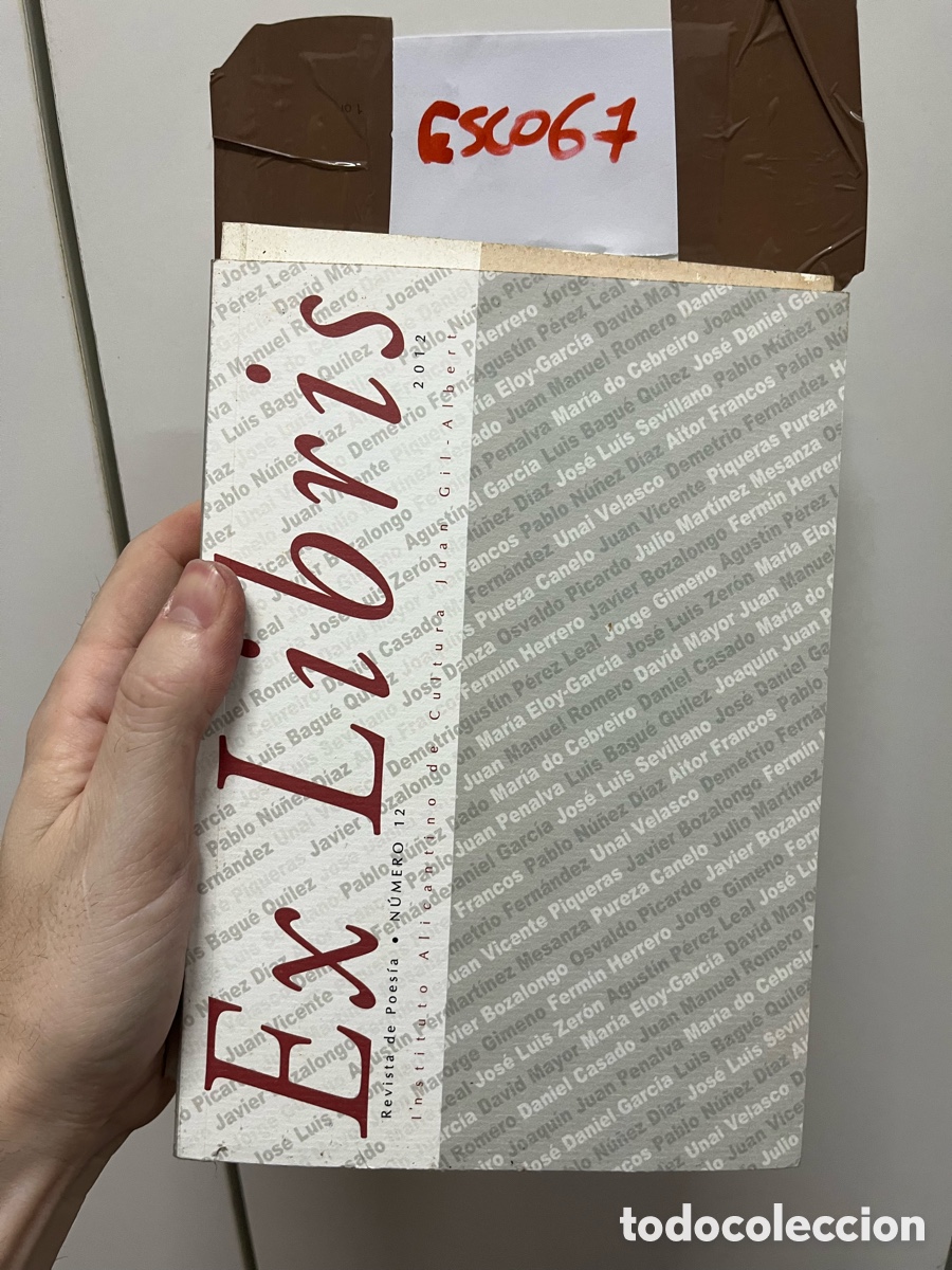 Libros de segunda mano: Esco5 revista de poesia Ex libris num 12