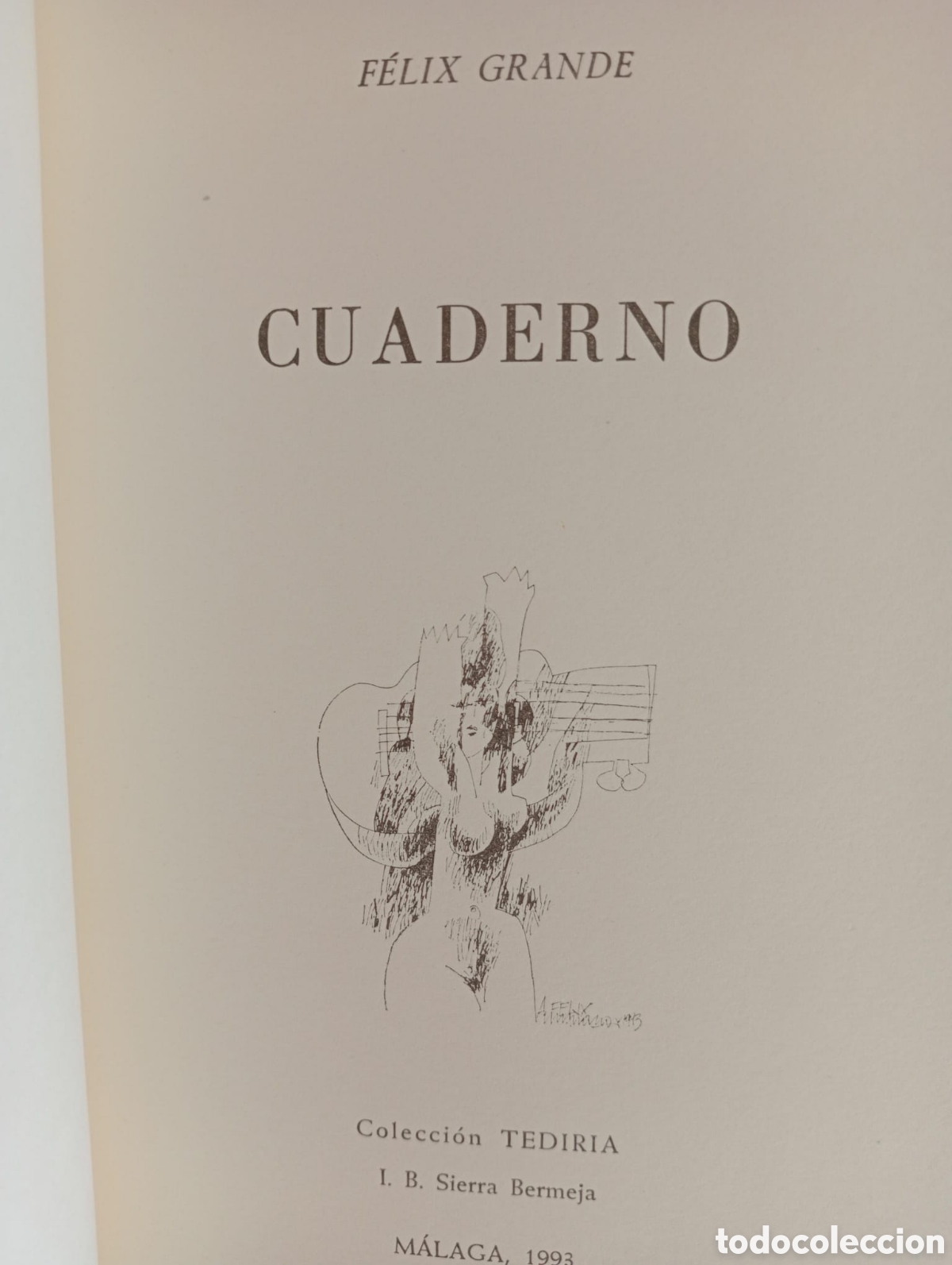Libros de segunda mano: Cuaderno / F&eacute;lix Grande - Foto 2