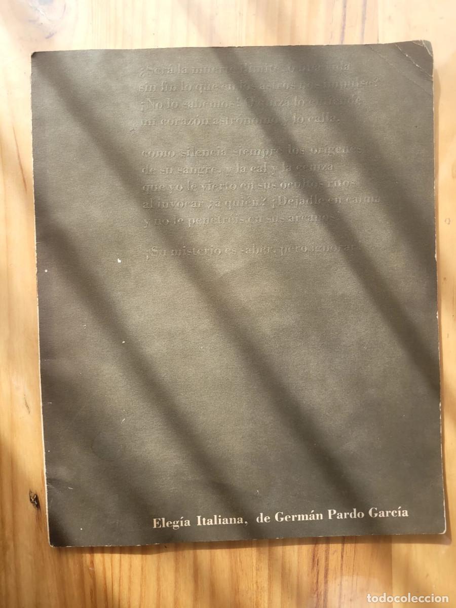 Libros de segunda mano: ELEG&Iacute;A ITALIANA - GERM&Aacute;N PARDO GARC&Iacute;A