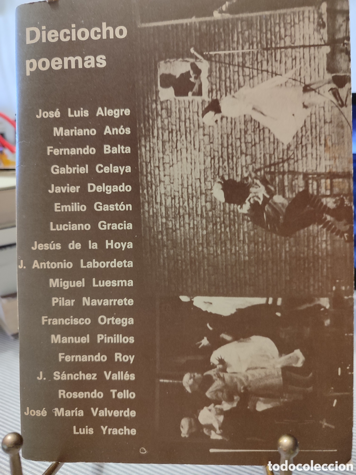 Libros de segunda mano: DIECIOCHO POEMAS. J.L. Alegre, G. Celaya, J.A. Labordeta, Rosendo Tello, Pilar Navarrete y otros