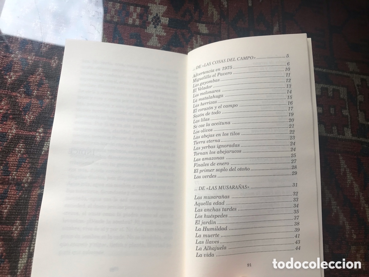 Libros de segunda mano: &hellip;de las cosas del campo. Jos&eacute;. A. Mu&ntilde;oz Rojas - Foto 3