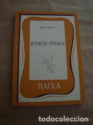 Libros de segunda mano: Judicis finals [Joan Fuster] - Foto 1